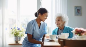 Companion care at home helps seniors stay connected socially.