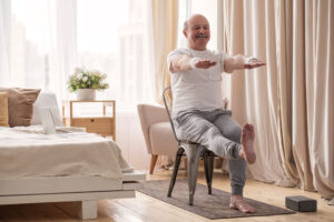 Senior home care can help seniors exercise and stay healthy.